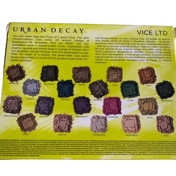 Urban Decay The Vice Palette Limited - Picture 3 of 6